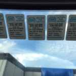 Oil Change Reminder Stickers